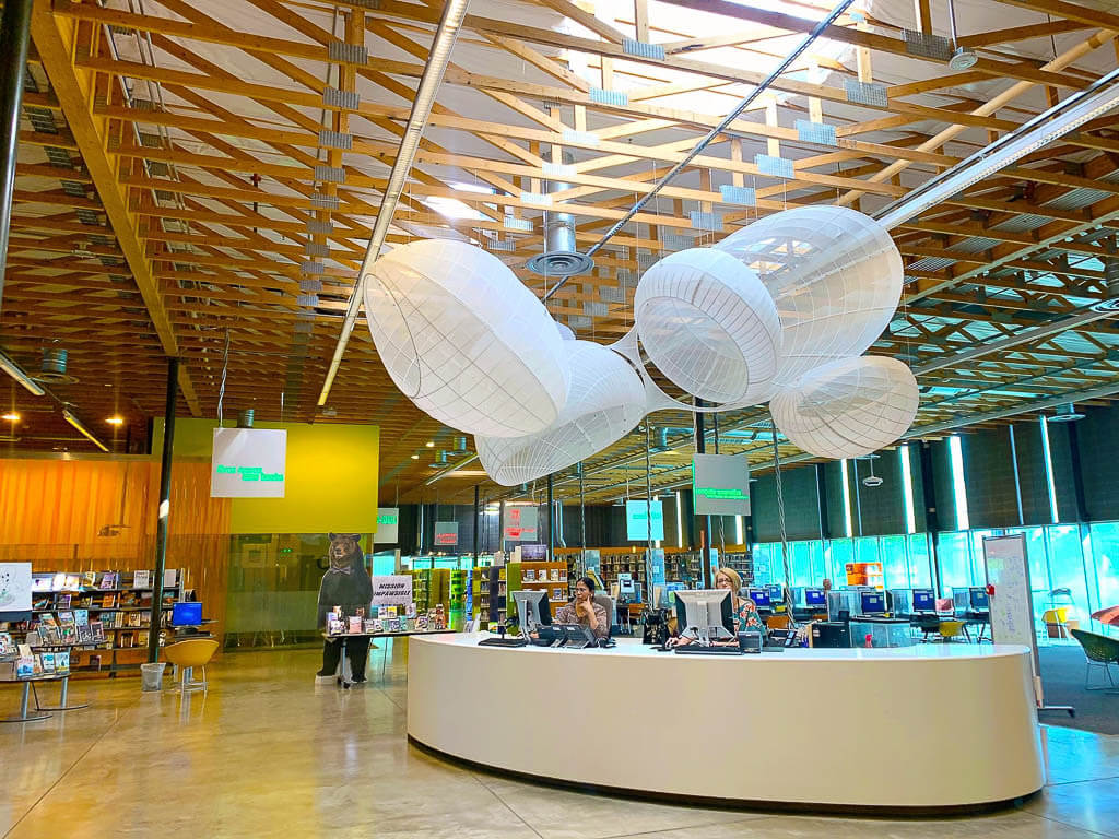 Agave Library, interior